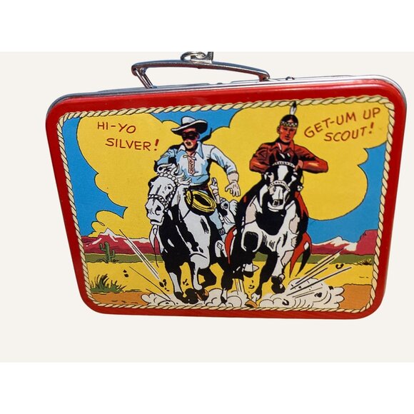 Hallmark Keepsake The Lone Ranger Tin Lunch Box Ornament 1997 Limited Edition - Picture 9 of 13
